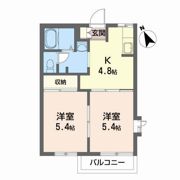 クレスト フジスイ Aの間取り画像