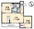 A TES SOUHAITS（アテスウェイ）の間取り画像