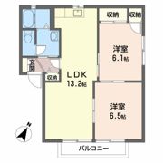 クレールT．I A棟の間取り画像