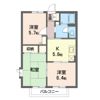 グランドール2番館の間取り画像
