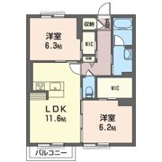 ヴィヴァレスの間取り画像