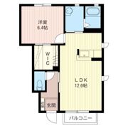 クレセントBの間取り画像