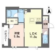 アンジュール新川崎の間取り画像