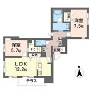 アンジュール新川崎の間取り画像