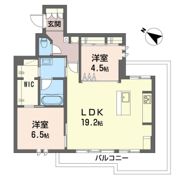 ラルゴ盆栽の間取り画像