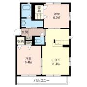 ベニールDの間取り画像