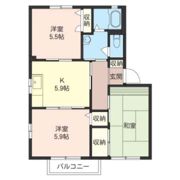 フォレスト大和Bの間取り画像
