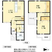 (仮称)高槻市城南町2丁目テラスハウスの間取り画像