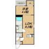 LECOCON一宮Ⅳの間取り画像