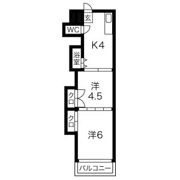 茶所フォートの間取り画像