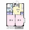 コーポオガタⅢの間取り画像