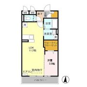 シャルマンドミール Bの間取り画像