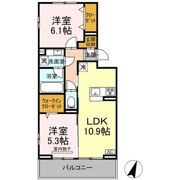 リシェスみのり台 A・B・C B棟の間取り画像