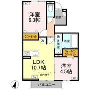 Bonnard(ボナール）の間取り画像