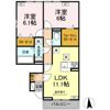 ガーネット Ⅰの間取り画像