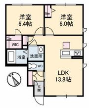 シャーメゾンガーデンズK C棟の間取り画像