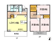 プリムローズ ベル C棟の間取り画像
