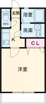 ハイツ秋桜Ⅱの間取り画像