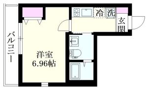 NSGATE扇大橋の間取り画像