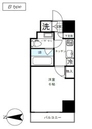 アジールコート中幸の間取り画像