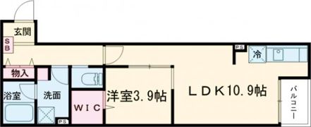 LIBRA堀之内の間取り画像