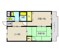 マンションサエイの間取り画像