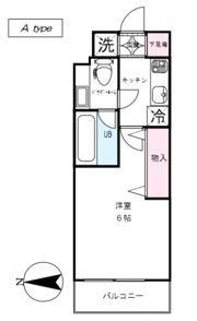 アジールコート中幸の間取り画像