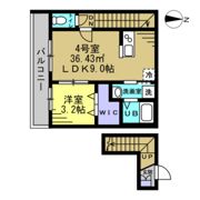 チェリーブルーム豊四季の間取り画像