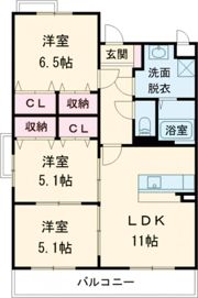 ユーミー寺司の間取り画像