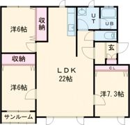 ルピナス昭和の間取り画像