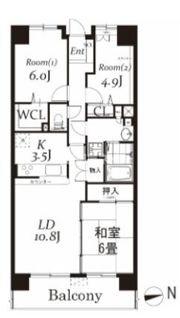 白井ロジュマンの間取り画像
