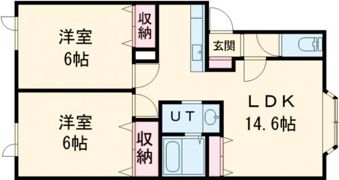 ル・シエルⅢの間取り画像