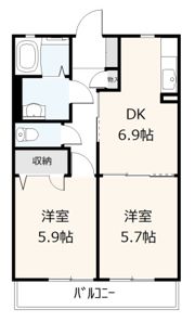 グレースコートAKIの間取り画像