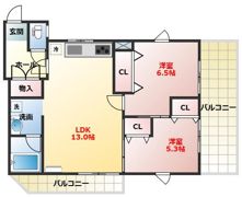 シャンロック湯本の間取り画像