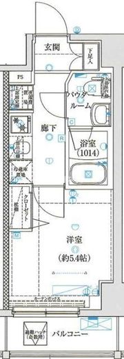 クラリッサ川崎ルーナの間取り画像