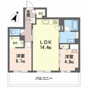 グランダルシュ大坪の間取り画像