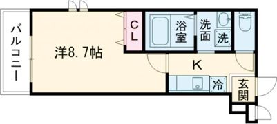 コウジィコート野崎の間取り画像