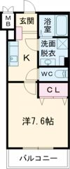 EXハイツ東新町Ⅲの間取り画像