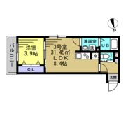 A＇s Crest（エースクレスト）の間取り画像