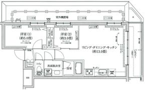 アイルグランデ中野ノースドゥーエの間取り画像