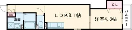 KTIレジデンス西新町の間取り画像