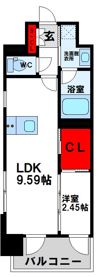 プレジデンス ざ 三萩野の間取り画像