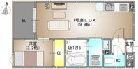 REGALEST 庭瀬Ⅱの間取り画像