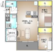 REGALEST 庭瀬Ⅱの間取り画像
