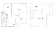 デザイナーズリノベ戸建ての間取り画像