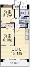 グリーンランド弐番館の間取り画像