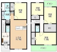 新守町254KODATEXⅥA棟の間取り画像