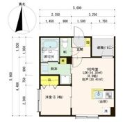 Maison ailes 岩塚の間取り画像