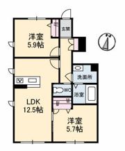 キャッスル向島の間取り画像