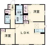 ディアス花の間取り画像